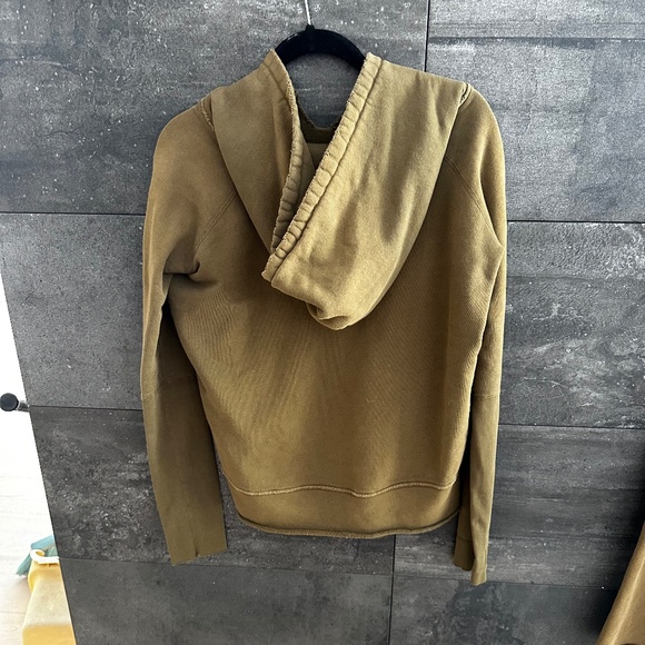 Nili Lotan Janie Hoodie Sweatshirt in Original Army Green Color Size S - Picture 10 of 10